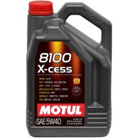 Моторно масло MOTUL 8100 X-CLEAN 5W-40 5L, снимка 6 - Части - 40223142