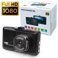 Видеорегистратор BLACK BOX FULL HD, записваща Full HD видеокамера за кола с LCD екран 2.4", 3 мегапи, снимка 1 - Аксесоари и консумативи - 32096450