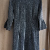VILA JOY - сребриста рокля, снимка 4 - Рокли - 40535831