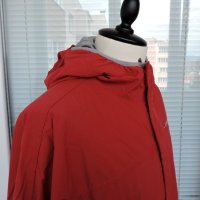 Tommy Hilfiger - оригинално мъжко червено преходно яке с качулка размер XL, снимка 8 - Якета - 44464907