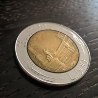 Монета - Италия - 500 лири | 1986г., снимка 1 - Нумизматика и бонистика - 32065571