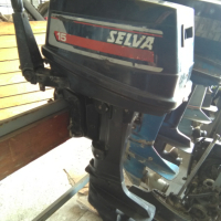 Продавам извънбордов д-л Selva 15HP, в добро състояние, внос от Италия, снимка 1 - Воден транспорт - 44513100