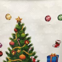 4244 Коледен стикер за прозорец Пингвини Елхичка, 60x45cm, снимка 11 - Декорация за дома - 42821528