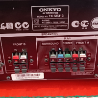 Onkyo TX-SR313, снимка 10 - Ресийвъри, усилватели, смесителни пултове - 44628551