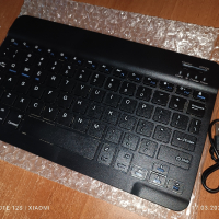 Bluetooth безжична презареждаема клавиатура, снимка 1 - Клавиатури и мишки - 43480942