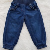 Бебешки дънки  6-9 месеца, снимка 3 - Панталони и долнища за бебе - 31905187