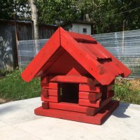 Дървена къщичка за птици, снимка 1 - За птици - 40755521