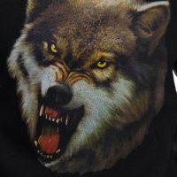 Нов мъжки суичър с дигитален печат Зъбат вълк, Серия вълци, снимка 10 - Суичъри - 27793480