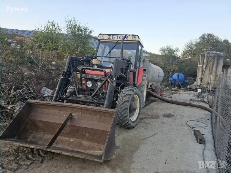 Zetor 7745 с челен товарач, снимка 1