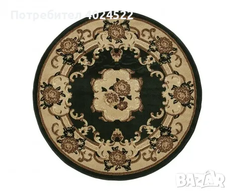 Килим Marrakesh Dark Green Circle 140 см, снимка 1