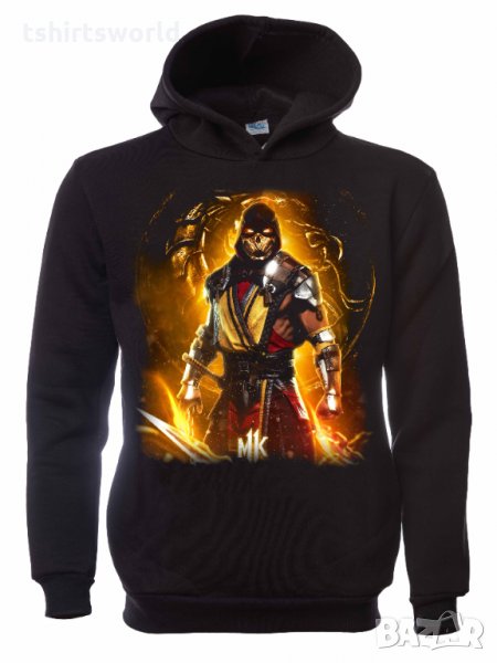  Нов детски суичър с дигитален печат Mortal Kombat, MK, снимка 1