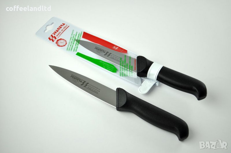 Нож за готвене 14см - 6515/Черен, снимка 1