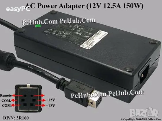Оригинален захранващ адаптер DELL 3R160 ADP-150BB B DA-1 12V 12.5A 150W, снимка 1