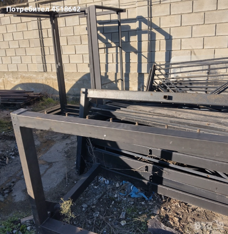 стелаж, щанд, панел, рамка, поставка за мострени плочки, метална конструкция , снимка 1