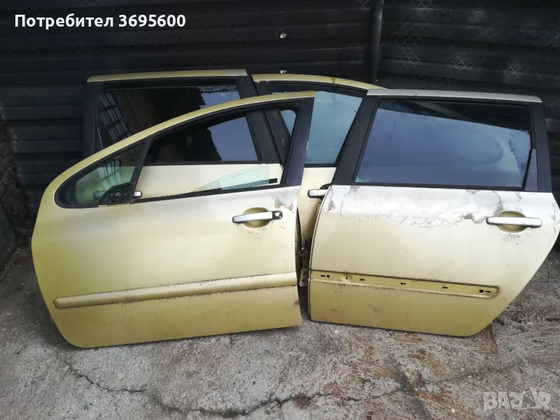 Peugeot Пежо 307 врати врата предна задна лява дясна странични стъкла стъкло ляво десно предно задно, снимка 1