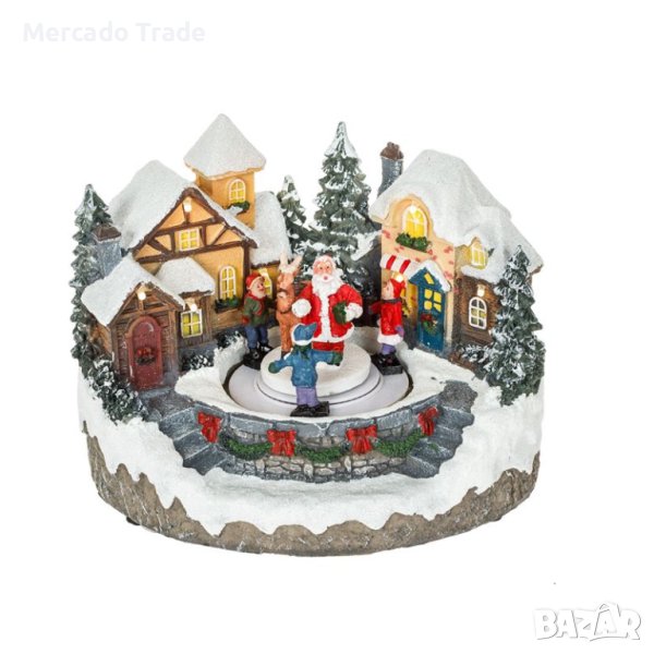 Коледна къщичка Mercado Trade, С движение, LED светлина, снимка 1
