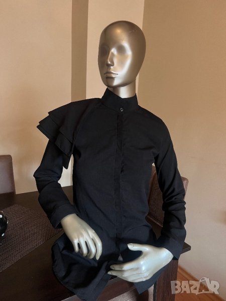 Стилна елегантна черна риза ! , снимка 1