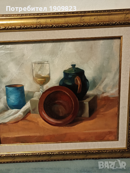 Стара маслена картина , снимка 1