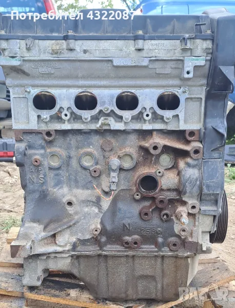 Двигател от Пежо 1007 / Peugeot 1007 1.6I 16V 110к.с NFU, снимка 1