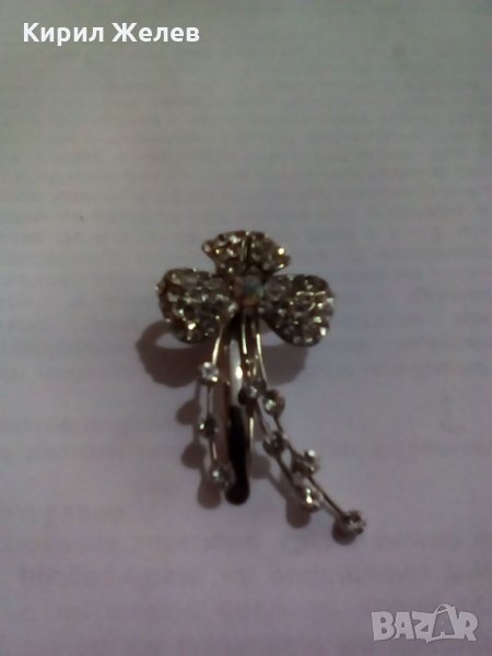 Фиба за коса с кристали Циркон-1874, снимка 1