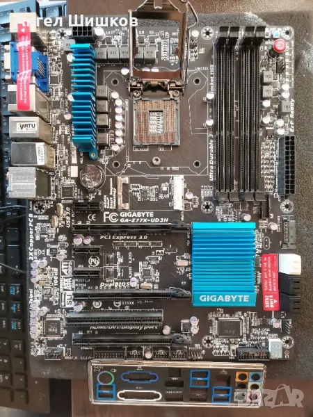 Дънна платка Z77 Gigabyte GA-Z77X-UD3H rev.1.0 Socket 1155, снимка 1