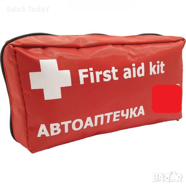 Автоаптечка в непромокаема чанта отговаряща на европейските норми, снимка 1