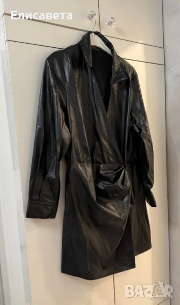 Дамска кожена рокля , снимка 1