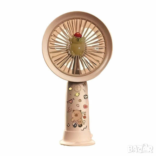 Мини вентилатор с анимационен дизайн – идеалният аксесоар за лятото!, снимка 1