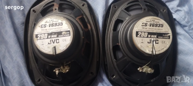 Колони за кола JVC 6X9", снимка 1