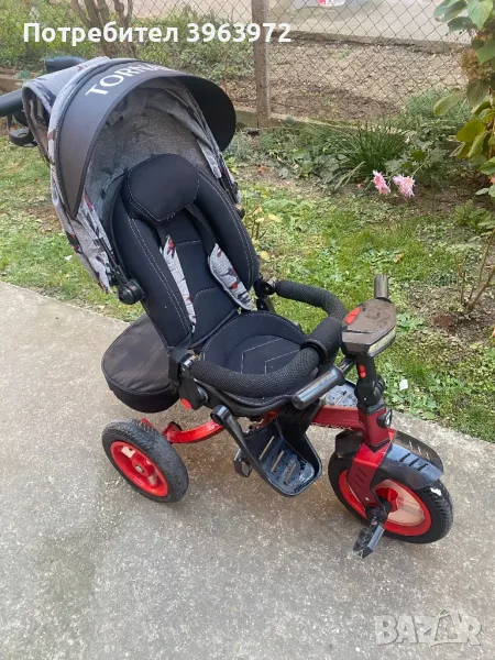 Детска триколка Byox Тornado червена, снимка 1