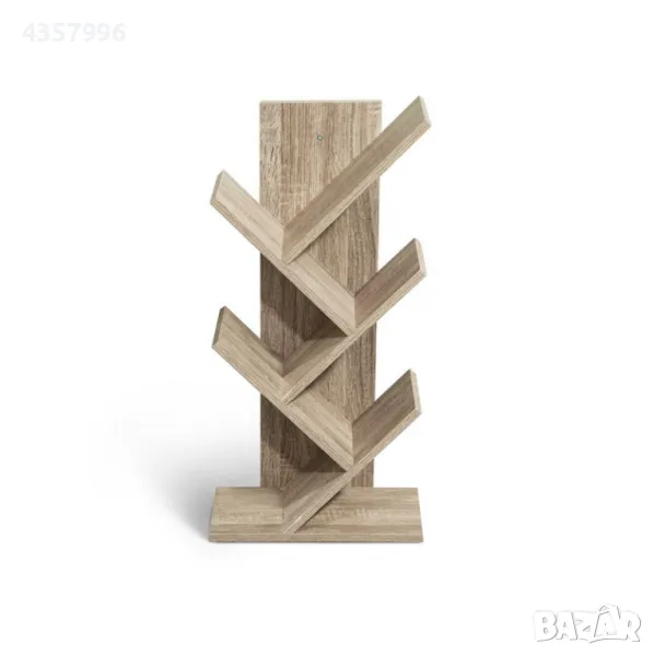 Декоративен етажерка, 5 рафта, Дърво, Бежов , снимка 1