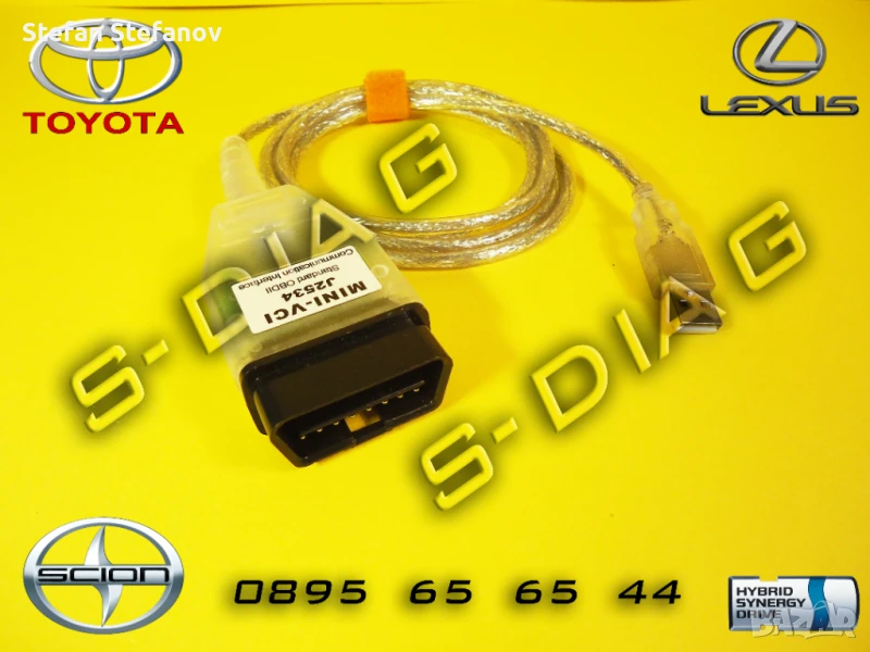 Techstream 2025 TIS Toyota Lexus Scion диагностика Mini VCI MVCI J2534, снимка 1