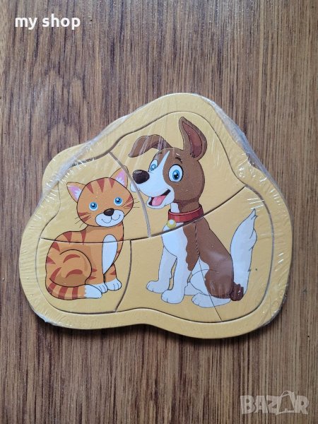 Дървен пъзел за малко дете , снимка 1