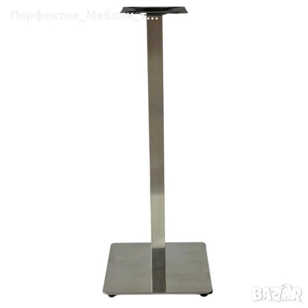 Основа за маса стомана,крак за маса стоманен,база за маса от стомана-цвят инокс-налични, снимка 1