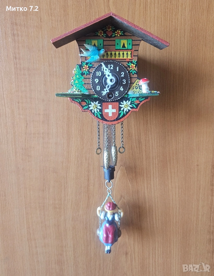 стенен часовник малката тиролка, снимка 1