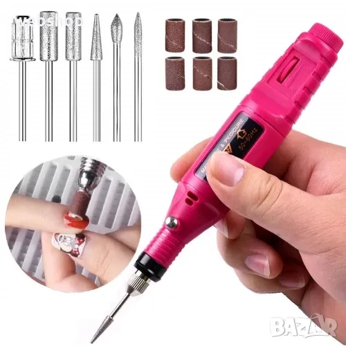 Електрическа пила за маникюр 7в1 за перфектно оформяне на нокти, снимка 1