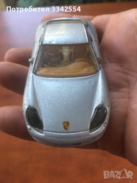КОЛИЧКА МЕТАЛ БУРАГО "PORSCHE" 1:43 ИТАЛИЯ, снимка 1