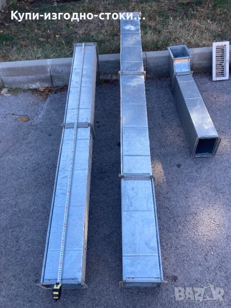 Метални въздуховоди вентилация- за гараж или заведение, снимка 1