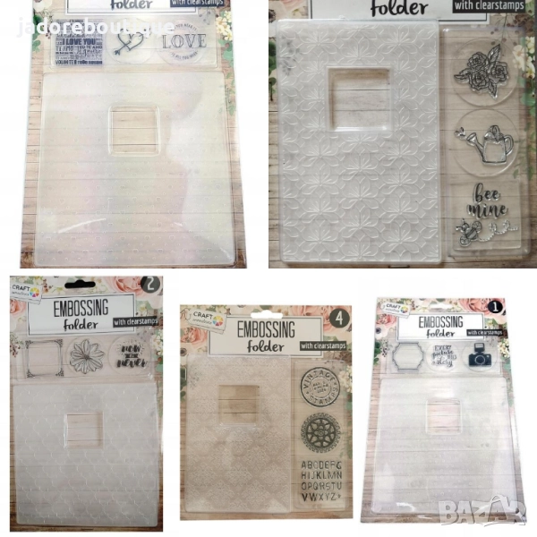 Папки за релеф със силиконови печати различни видове, снимка 1