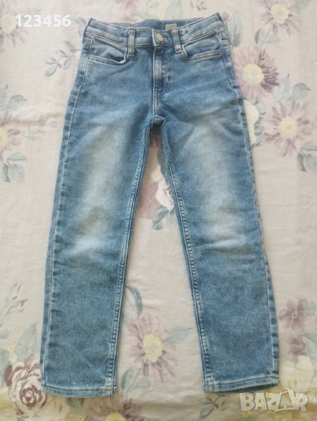 Детски дънки детски черен панталон 122 размер Н&М, снимка 1