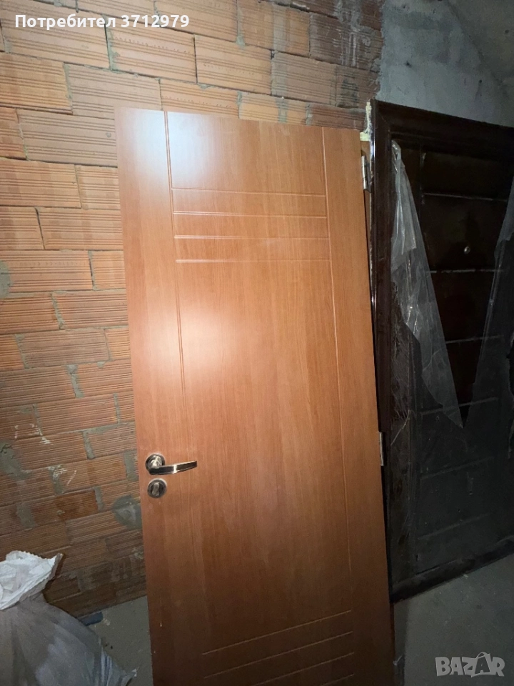 Интериорна врата – цвят бук, снимка 1