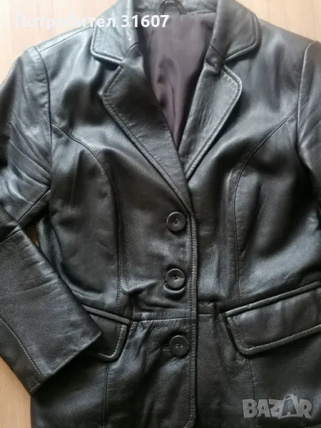 Кожено сако, снимка 1