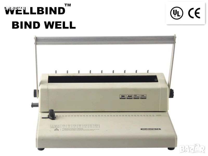 Подвързваща машина Sonto W15 - с метални спирали, снимка 1