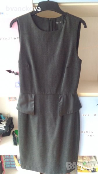 Сиво черна рокля Zara, снимка 1