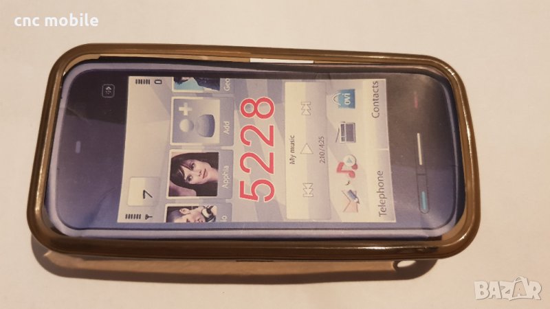 Nokia 5228 калъф - силиконов гръб , снимка 1