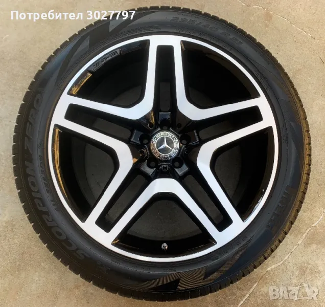 Оригинални джанти Mercedes GLS 63 AMG W166 ML63 гуми 295/40R21 BRABUS, снимка 1