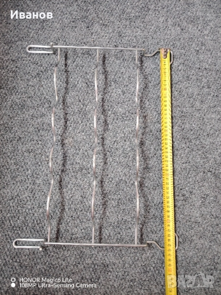 Метален рафт за бутилки , снимка 1