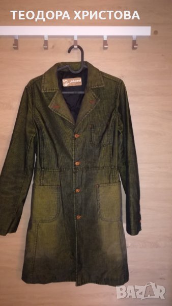 Джинсов Тренч Phard, vintage ефект , снимка 1