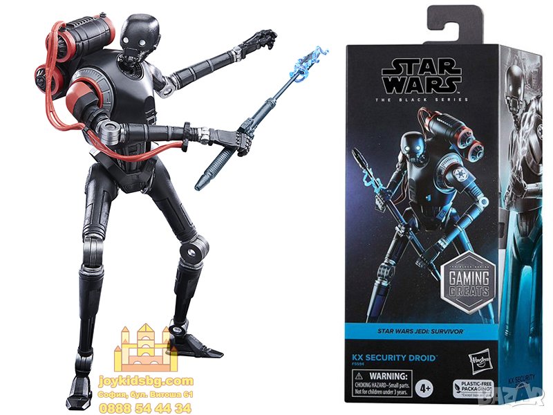 KX Security Droid – Star Wars Jedi: Survivor The Black Series Hasbro 17256, снимка 1