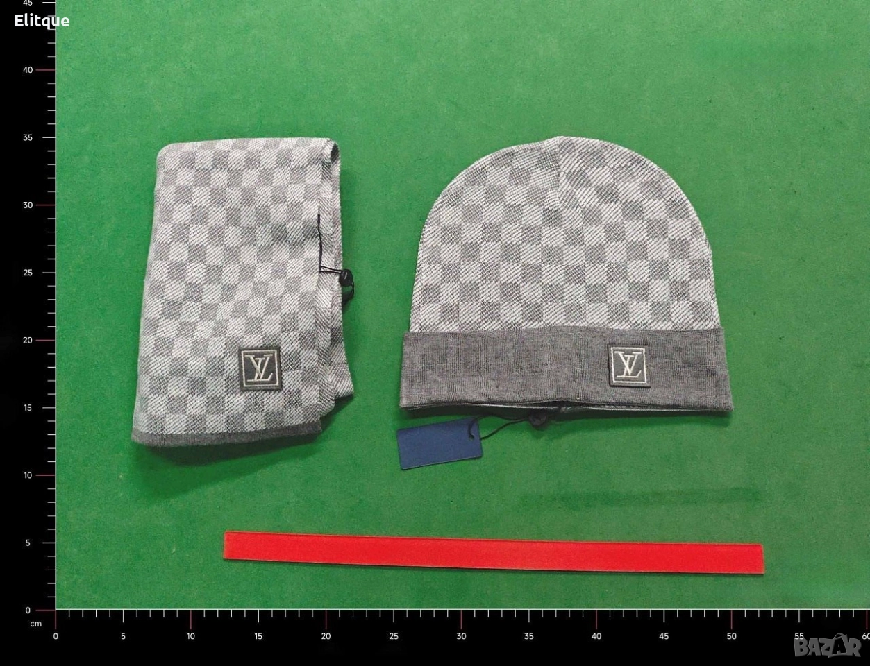 шапка и шал Louis Vuitton , снимка 1